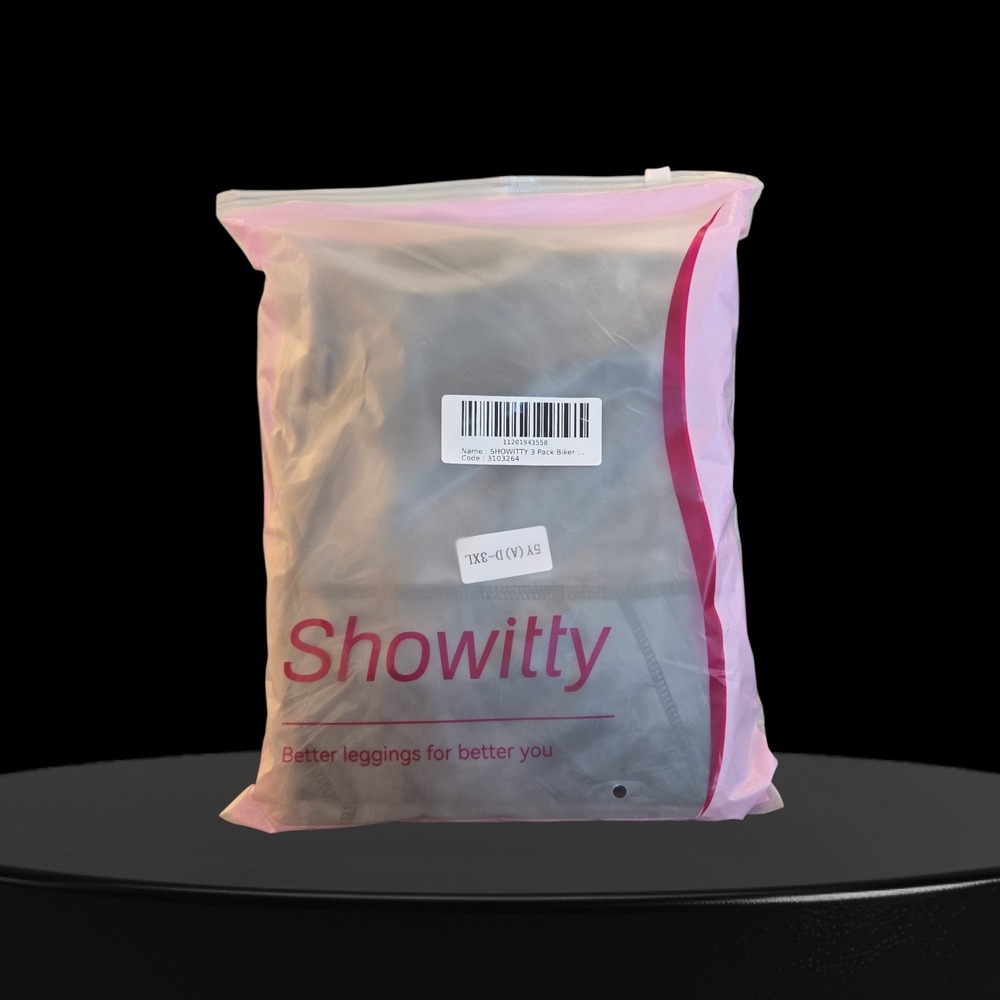 Showitty 3 Pack Biker Shorts Womens 3XL High Waist‎ Yoga Workout Pockets Tie Dye